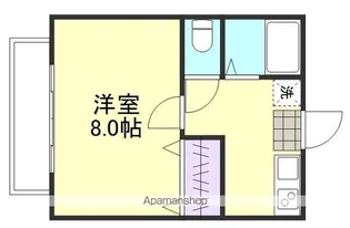 コーポハーベスト【2階】の間取り