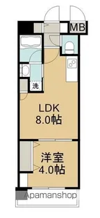 サンロージュ大分駅前【9階】の間取り