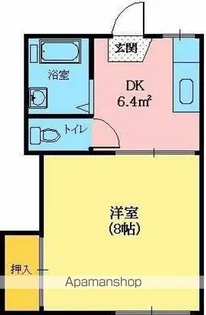 シティ中島丁A【1階】の間取り