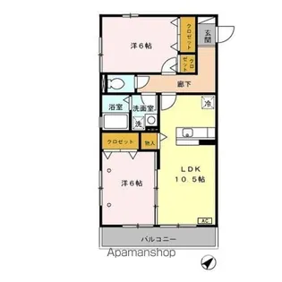 ディライトヒルズ【1階】の間取り