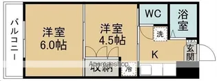 アーバンハイツ上谷刈【106号室】の間取り