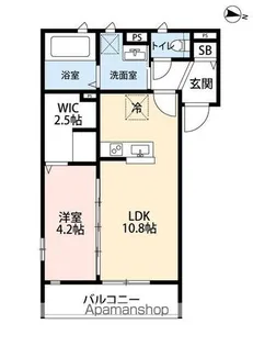 サンパーク大濠【101号室号室】の間取り