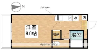 サンメゾン【102号室】の間取り