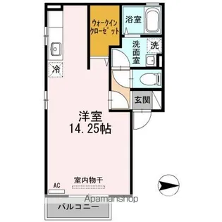 アクエリアス清水町【2階】の間取り