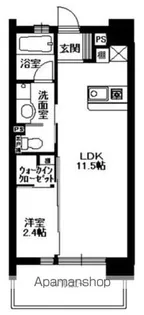 イニシアイオ大名【5階】の間取り