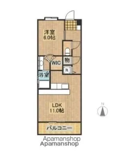 EXESS−ARC(エグゼスアルク)【2階】の間取り