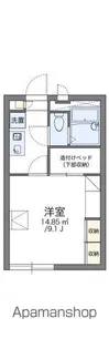 レオパレス桜【2階】の間取り