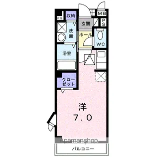 アネックスTSUKIMINO【1階】の間取り