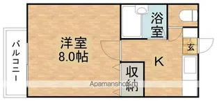 サンライフ元町B【101号室】の間取り