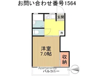 ファミール西所沢【2階】の間取り