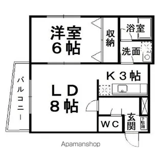 ピアソンラピュタ【1階】の間取り
