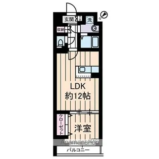 YAYOI COURT【10階】の間取り