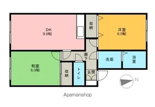 ガーデニアⅡ【2階】の間取り