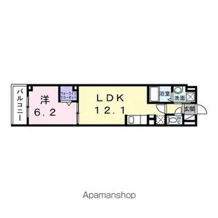 CREVANCE亀戸【2階】の間取り
