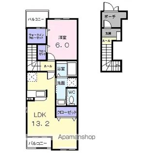 R・S・T Ⅰ【2階】の間取り