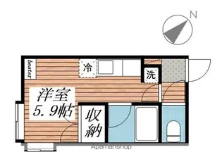 プランドールハイム【201号室】の間取り