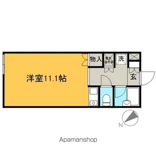 アークペット【3階】の間取り