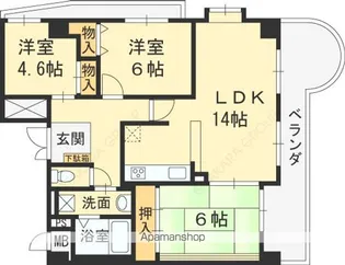 さくら館【5階】の間取り