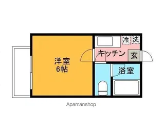 ルエメゾンロワール白木原【3階】の間取り