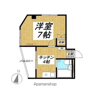 メゾン西台【301号室】の間取り