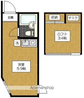 マイプラン阿佐谷北B棟【2階】の間取り