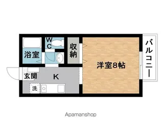 M・NハイツA【2階】の間取り