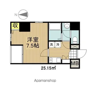 アルテミス平和【8階】の間取り