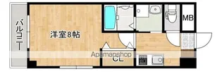 ラージウエスト【3階】の間取り