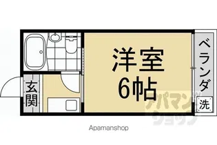 ハイツ修学院【302号室】の間取り