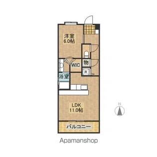EXESS ARC【4階】の間取り
