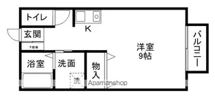 カサブランシェ【2階】の間取り