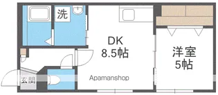 エスカイヤ南ヶ丘【202号室】の間取り