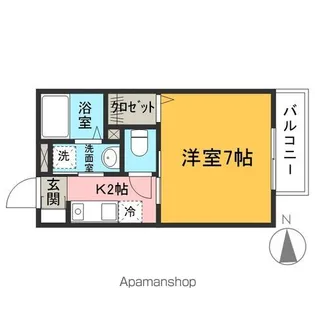 ロジュマン【1B号室号室】の間取り