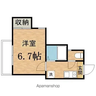 クレスト【1階】の間取り