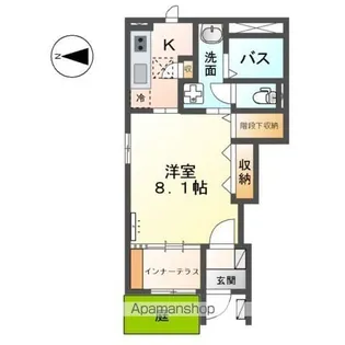 サンセット ビュー【1階】の間取り