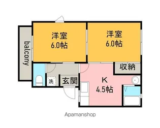 シャンボール今伊勢【2階】の間取り