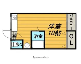 K‘Sハイム浜【2階】の間取り