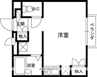 吉田下島マンション【1階】の間取り