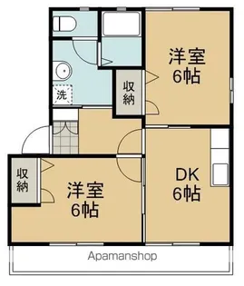 ヴィエンテⅢA【2階】の間取り