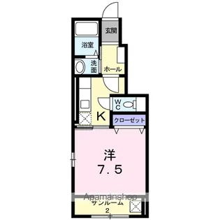 リブレ本郷Ⅱ【1階】の間取り