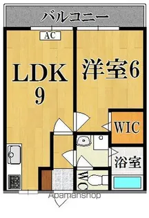 レジデンスアキシノ【1階】の間取り