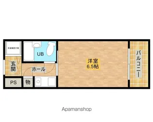 1Kの間取り画像