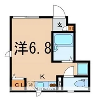 キャステール【1階】の間取り