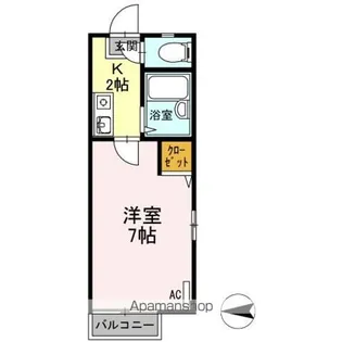 シティハイム三宅Ⅰ【1階】の間取り