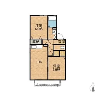 ソレイユ【2階】の間取り