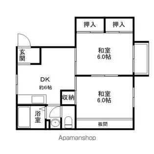 ヴォーンリッヒ【201号室号室】の間取り