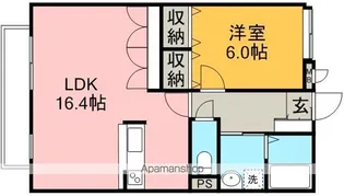 ジョイタウン南風 壱番館【2階】の間取り