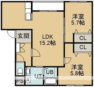 ステラ桔梗【4階】の間取り
