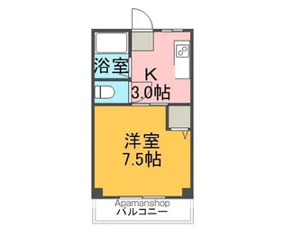 サンライズ沼上【206号室】の間取り