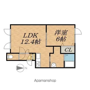 BELLE CREST【2階】の間取り